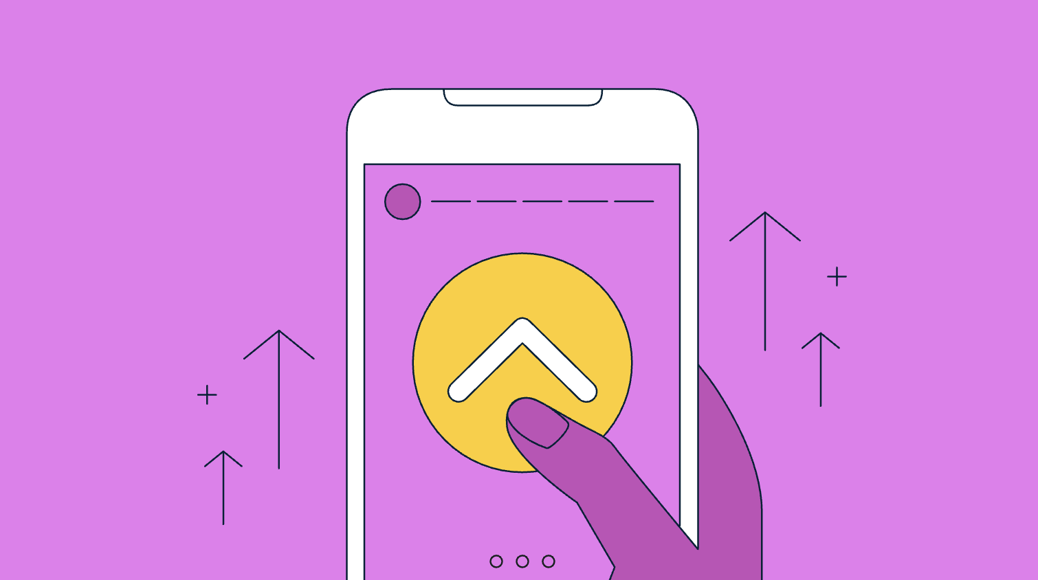 swipe-up örnek görseli